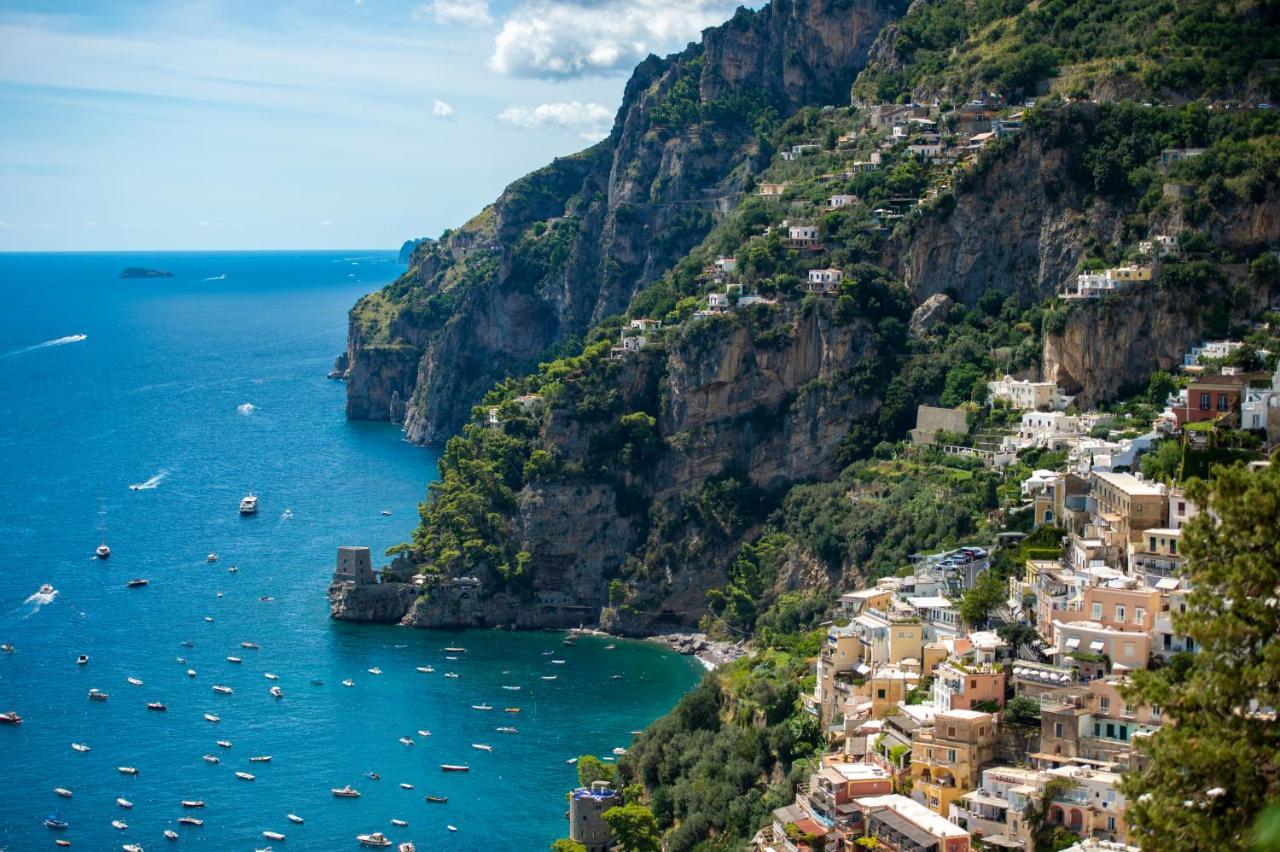 Aria Di Mare,Near Elevator, Few Steps, Parking, Garden Apartman Positano Kültér fotó