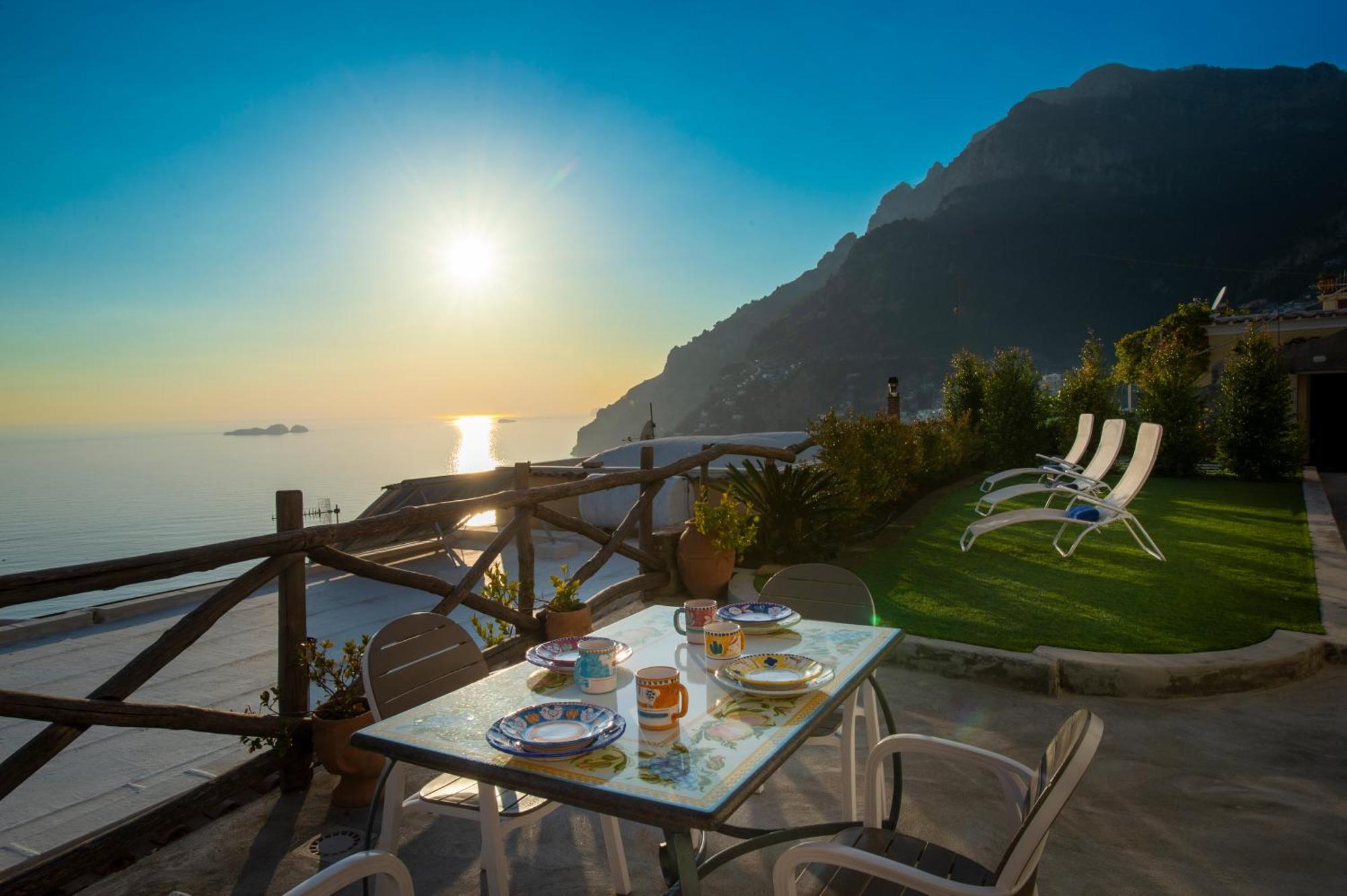 Aria Di Mare,Near Elevator, Few Steps, Parking, Garden Apartman Positano Kültér fotó